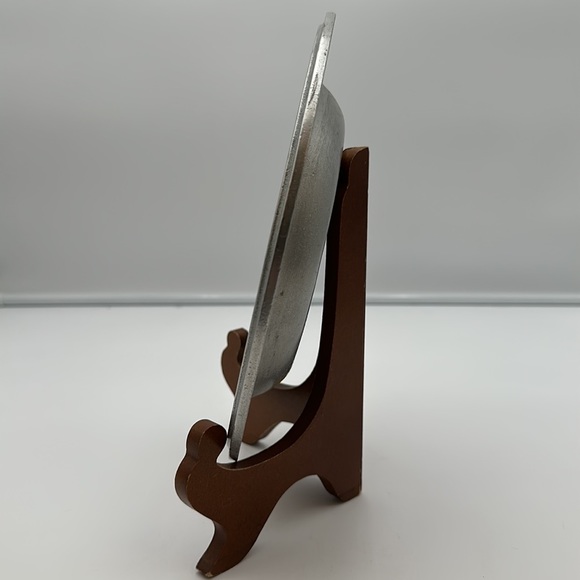 Vintage Wilton Health Love and Wealth and Time To Enjoy Them Pewter Plate / Bowl - Picture 3 of 16